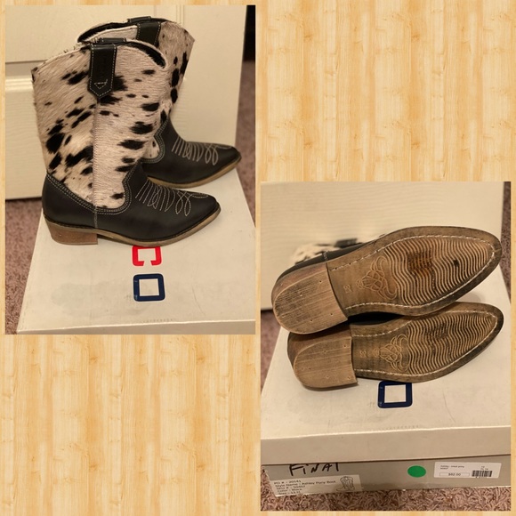 Kesco pony hair cowboy boots - Picture 1 of 1